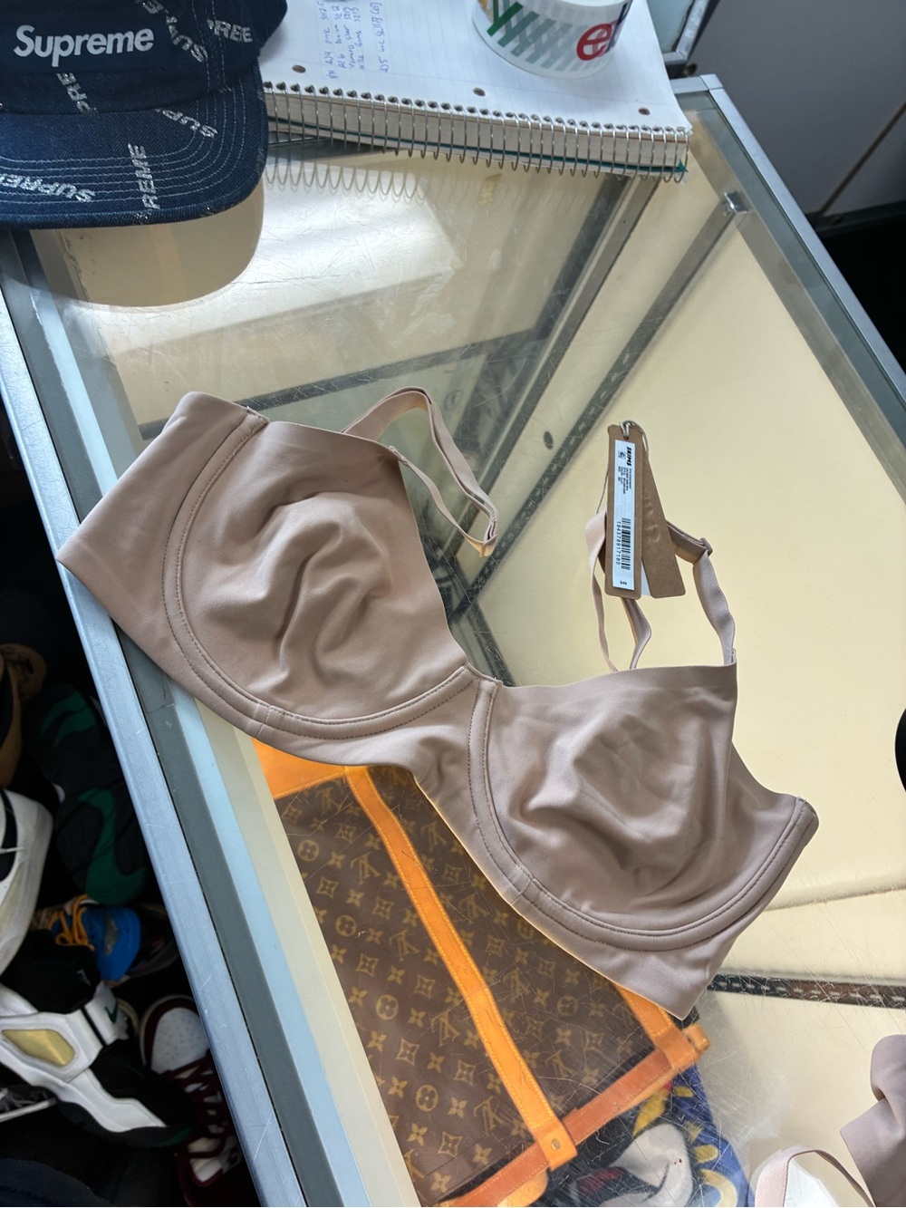 Women’sww Skims Fits Everybody Unlined Demi Bra New Sz 36D NWT Clay